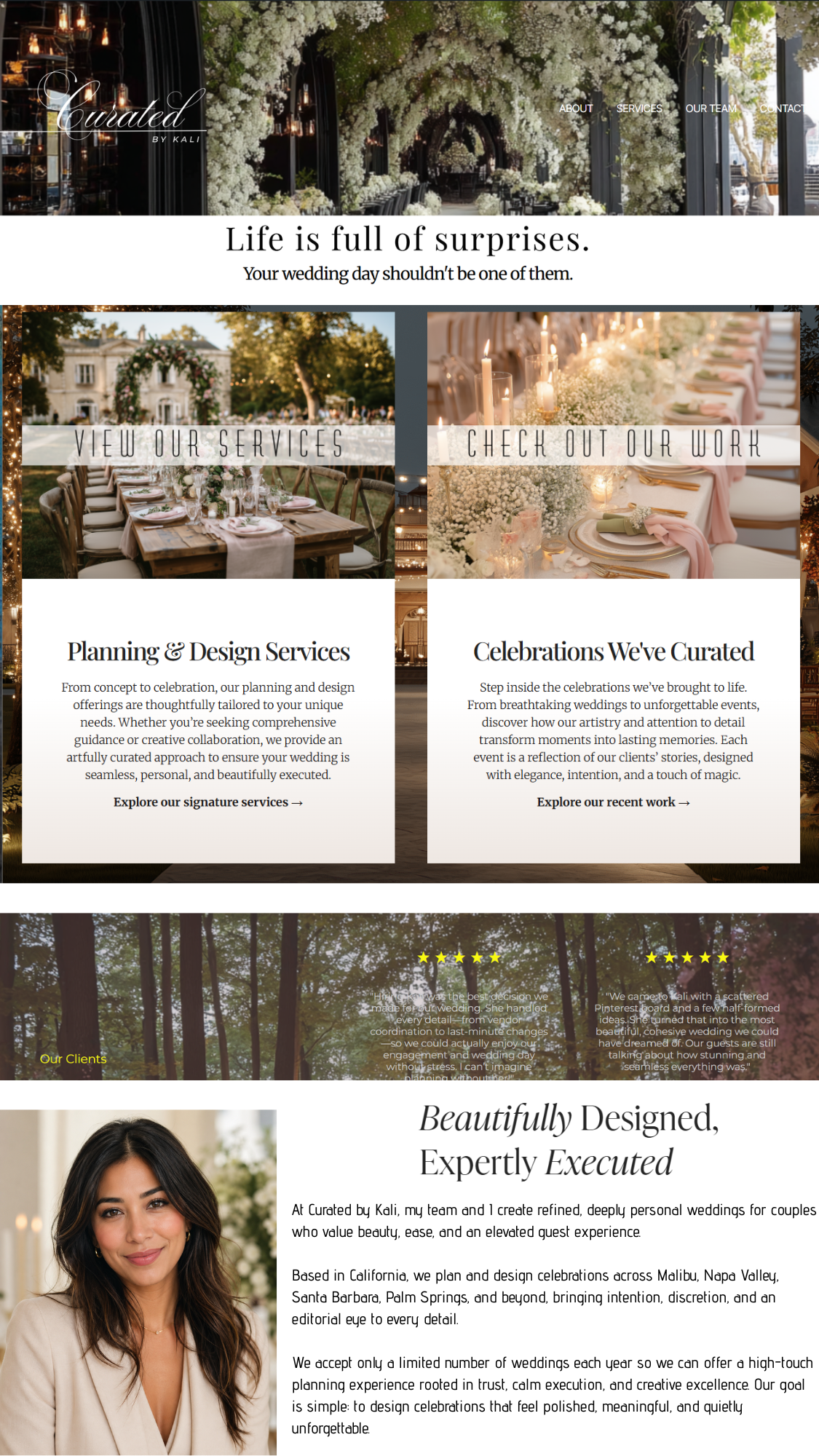 Website design by Onyx + Orchid Design Studio