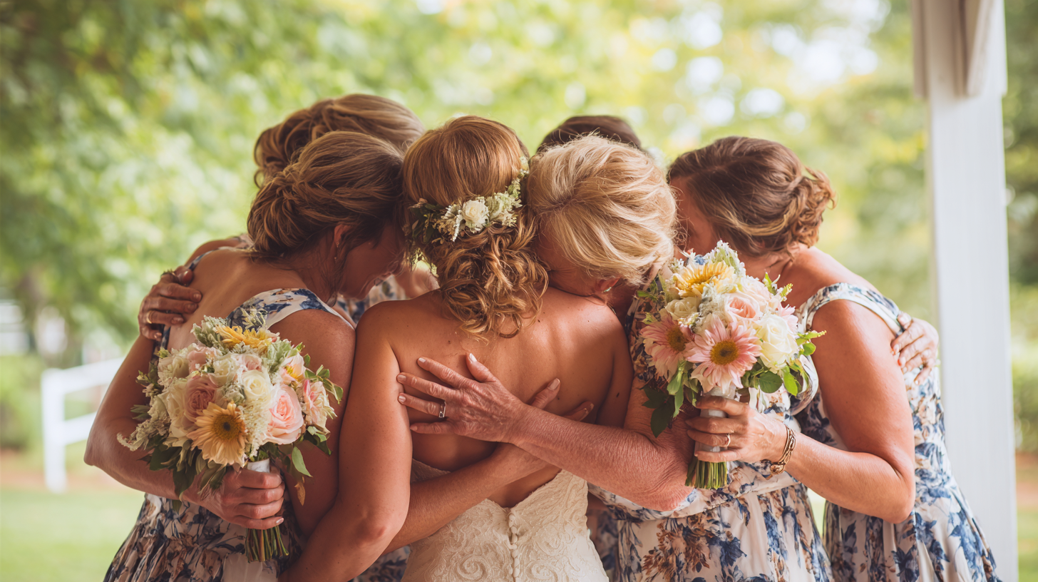 Wedding celebration moment