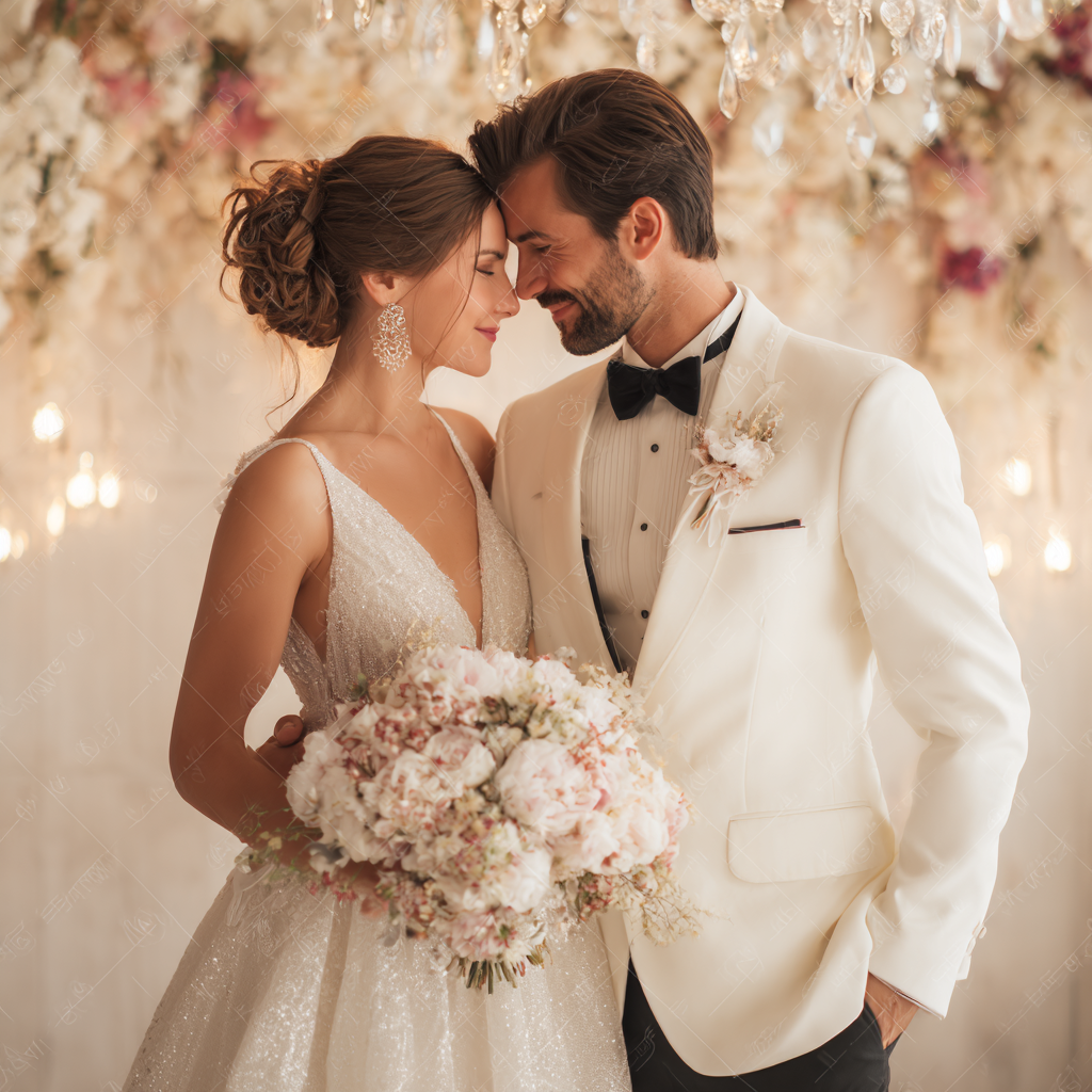 Warm candlelit wedding reception